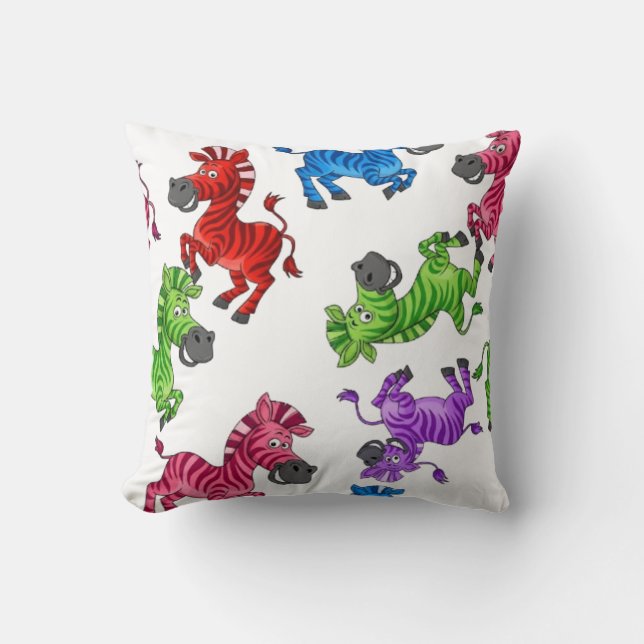 Dromerige Zebra Wereld 2 Kussen (Voorkant)