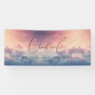 Dromerige Zonsondergang Cloud Nine Bruidsfeest Ver Spandoek