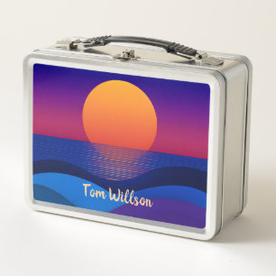 Dromerige Zonsondergang Horizon Gepersonaliseerde 