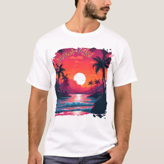 Dromerige Zonsondergang Horizon T-shirt