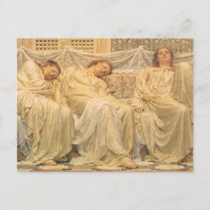 Dromers door Albert Joseph Moore, Victoriaans kuns Briefkaart