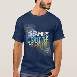 Dromers verlichten het pad: etherisch Inspirerend T-shirt