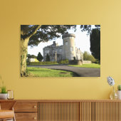 Dromoland Castle zijingang zonder volk Canvas Afdruk (Insitu (Woonkamer))