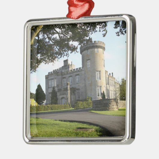 Dromoland Castle zijingang zonder volk Metalen Ornament (Links)