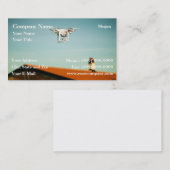 Dron boven daken visitekaartje (Voorkant / Achterkant)