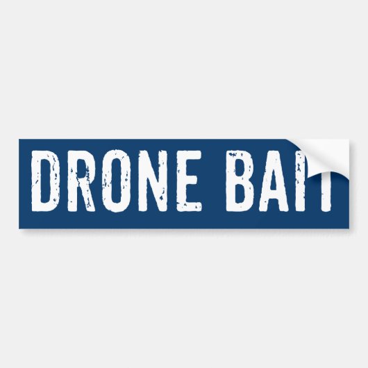 Drone Bait Bumpersticker (Voorkant)