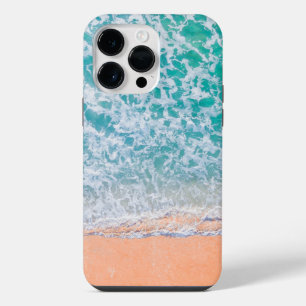 Drone beelden van een strand iPhone 14 pro max hoesje