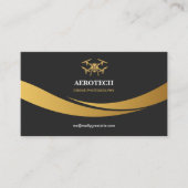 Drone Carte de visite Gold Black (Devant)