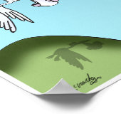 Drone Cartoon 9482 Poster (Hoek)