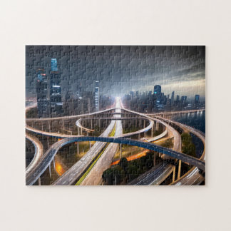 Drone City Shot 4 Photo Puzzles Internet Jigsaw