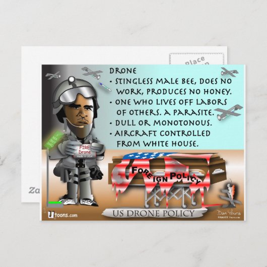 Drone-definitie Briefkaart (Voorkant / Achterkant)