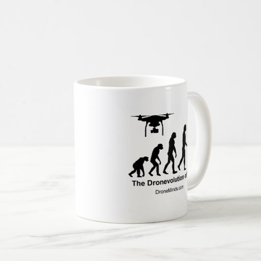 Drone Evolution of Man Koffiemok (Voorkant rechts)