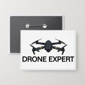 Drone Expert™-knop Button (Voorkant / Achterkant)