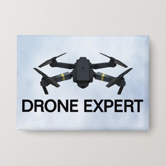 Drone Expert™-knop Button (Voorkant)