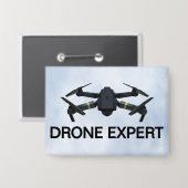 Drone Expert™-knop Button (Voorkant / Achterkant)
