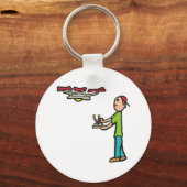 Drone Flying Sleutelhanger (Voorkant)