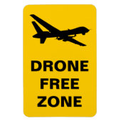 Drone Free Zone Magneet (Verticaal)