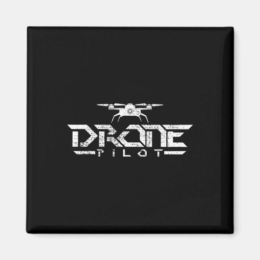 drone gift quadcopter magneet (Voorkant)