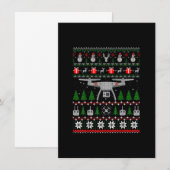 Drone Horrelijke Kerst Sweater Shirt Grappige Quad Kaart (Voorkant / Achterkant)