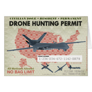 Drone Hunting Permit-kaart