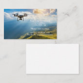 Drone in de lucht visitekaartje (Voorkant / Achterkant)