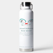 Drone Inspection and Video Service, Pilot Operator Waterfles (Achterkant)