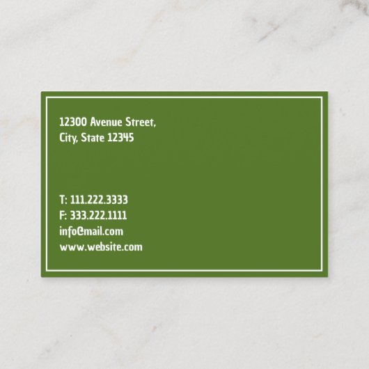 Drone Landbouw Diensten Visitekaartje (Achterkant)