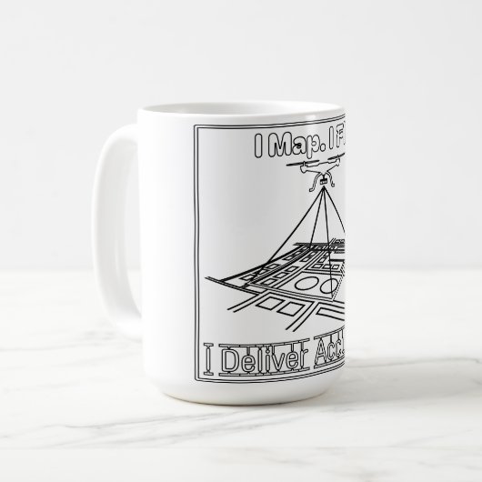 Drone Mapper Mug (Devant gauche)