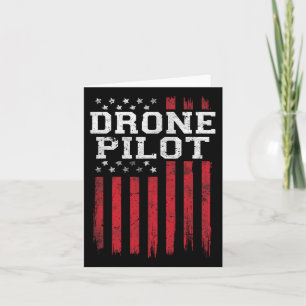 Drone Pilot Amerikaanse vlag Amerikaanse patriot V Kaart