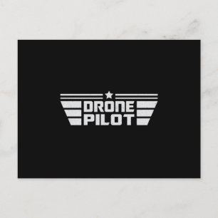Drone Pilot Camera Quadcopter FPV Drones Gift Idee Briefkaart