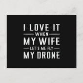 Drone Pilot Drones Quadcopter FPV Camera Gift Idee Briefkaart (Voorkant)