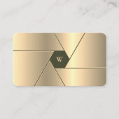 Drone Pilot Elegant Leger Groene Camera Shutter Le Visitekaartje (Voorkant)