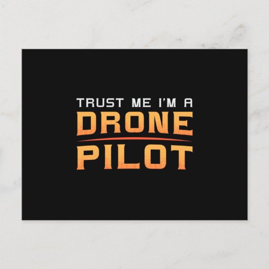 Drone Pilot Quadcopter Camera FPV Drones Gift Briefkaart (Voorkant)