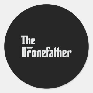 Drone Pilot Quadcopter Drones FPV Camera Gift Idee Ronde Sticker