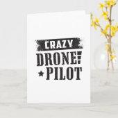 Drone Pilot Quadcopter Drones FPV Funny Gift Kaart (Gele Bloem)