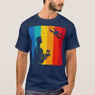 Drone Pilot  Retro Drone Gifts T-shirt