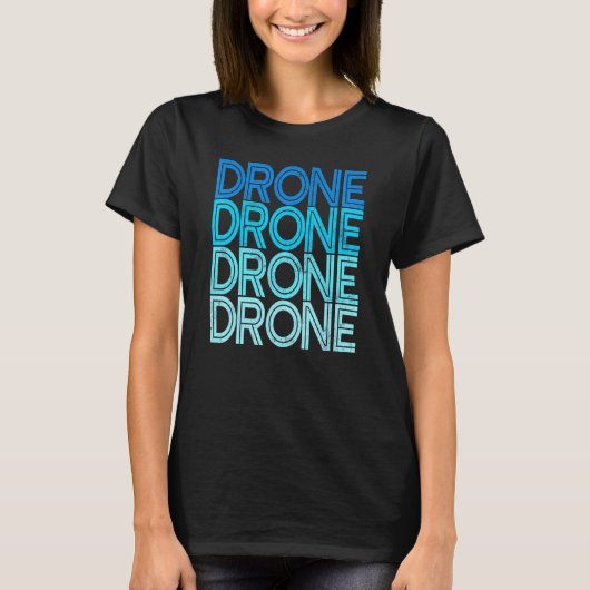 Drone Pilot Retro T-shirt (Voorkant)
