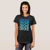 Drone Pilot Retro T-shirt (Voorkant volledig)