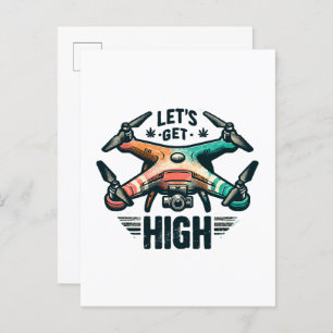 Drone Pilot Uitnodiging Briefkaart