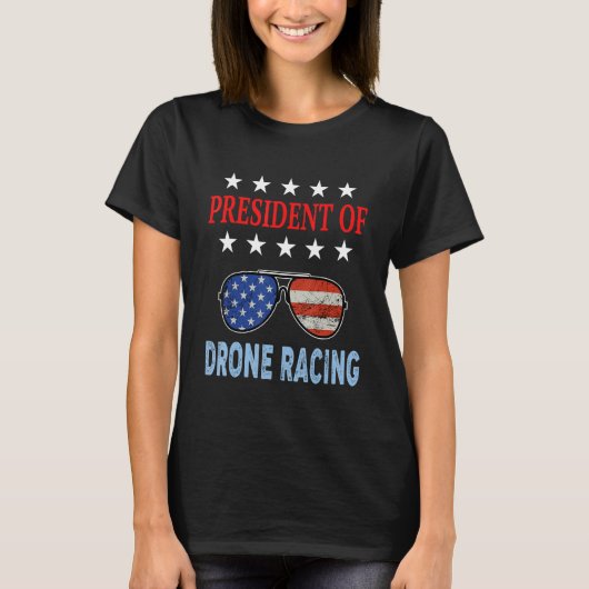 Drone Racing Accessoires Usa Drone Racing Gezegde T-shirt (Voorkant)