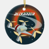 Drone Racing Keramisch Ornament (Voorkant)