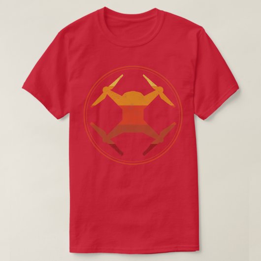 Drone RC Plane Quadcopter T-shirt (Design voorkant)