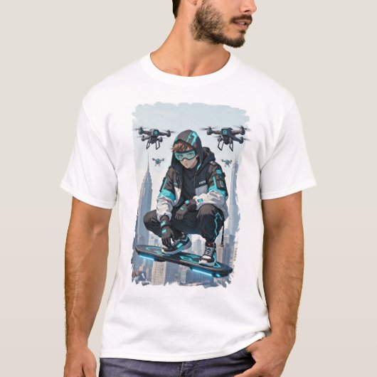Drone Rider T-shirt (Voorkant)