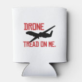 Drone trede op mij blikjeskoeler (Achterkant)