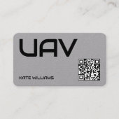 Drone UAV Aangepaste QR Visitekaartje (Voorkant)