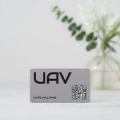 Drone UAV Aangepaste QR Visitekaartje (Staand voorkant)