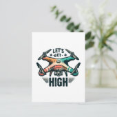 Dronepiloot Briefkaart (Staand voorkant)