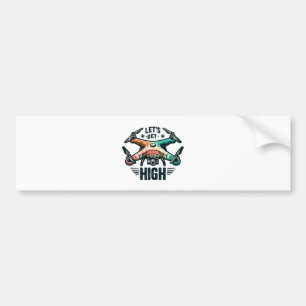 Dronepiloot Bumpersticker