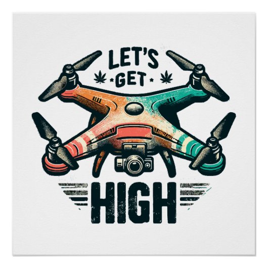 Dronepiloot Perfect Poster (Voorkant)