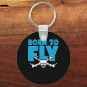 Dronepiloot Quadcopter Sleutelhanger (Voorkant)